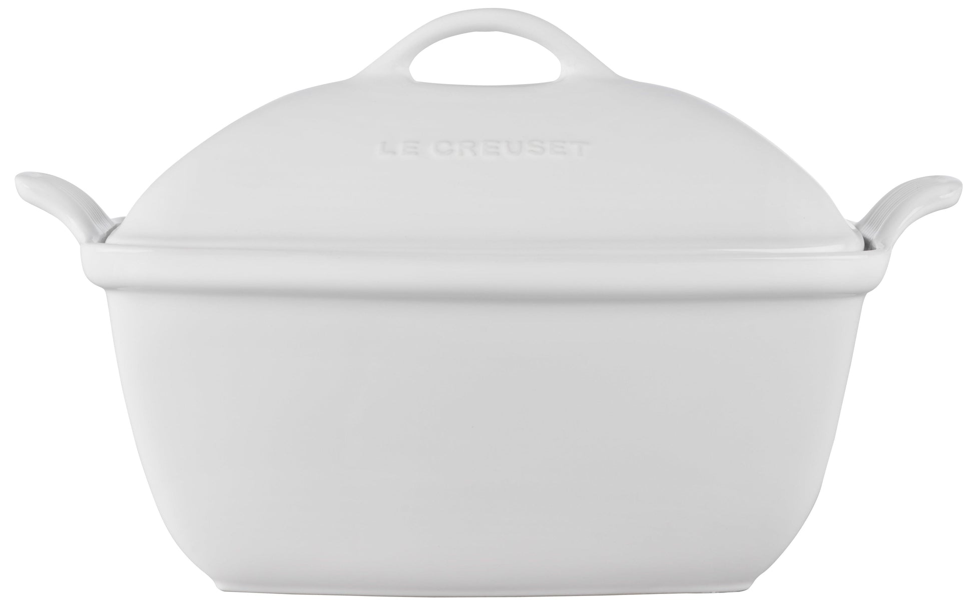 Le Creuset Deep Covered Baker: 4.5 QT, White