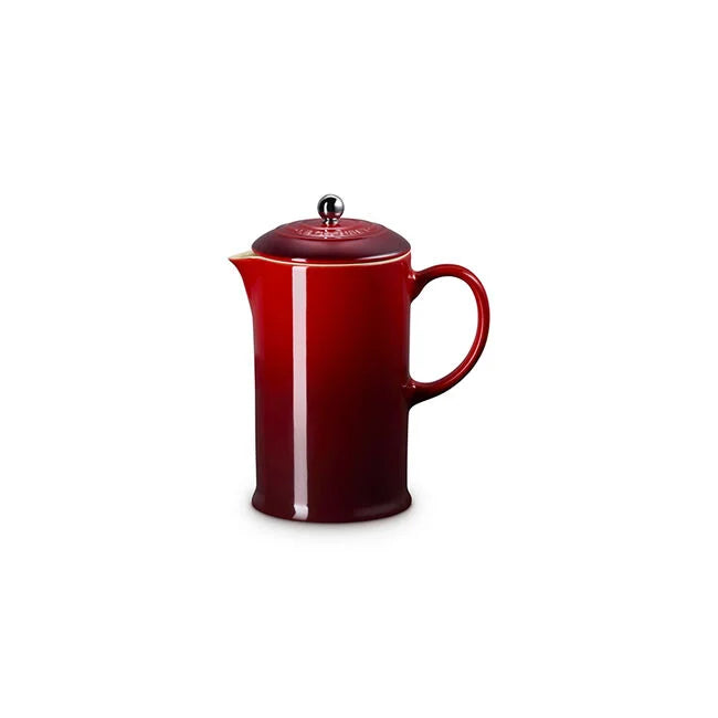 Le Creuset French Press: 34 oz., Cerise