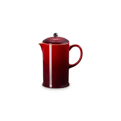 Le Creuset French Press: 34 oz., Cerise