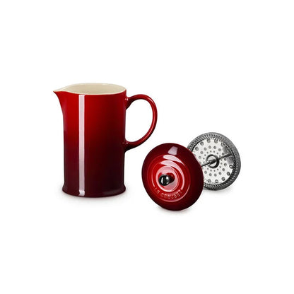 Le Creuset French Press: 34 oz., Cerise