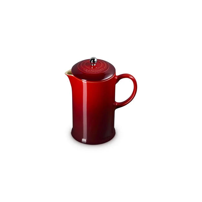 Le Creuset French Press: 34 oz., Cerise