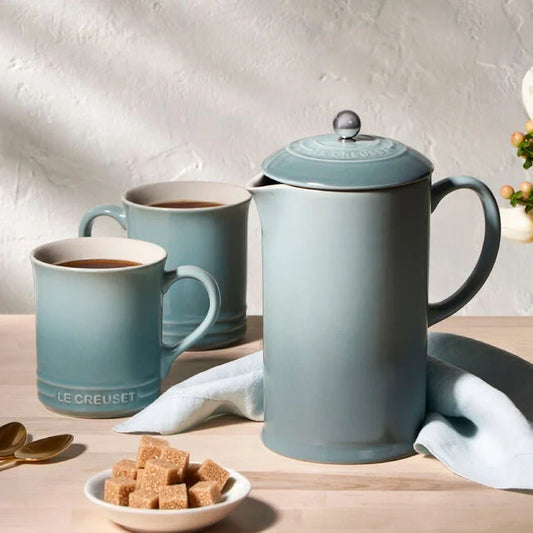 Le Creuset French Press: 34 oz., Sea Salt