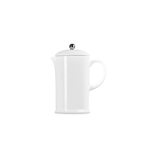 Le Creuset French Press: 34 oz., White
