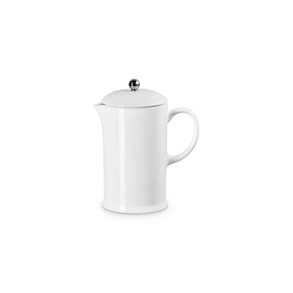 Le Creuset French Press: 34 oz., White