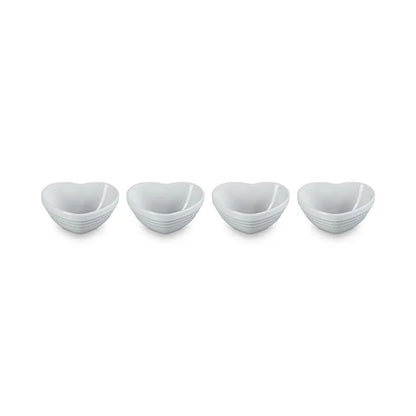 Le Creuset Heart Collection Pinch Bowls (Set of 4): White