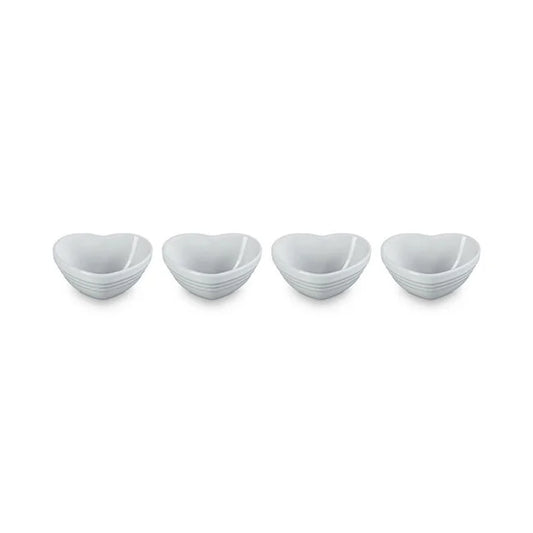 Le Creuset Heart Collection Pinch Bowls (Set of 4): White