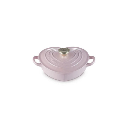 Le Creuset Heart Collection Shallow Cocotte: 1.25 QT, Chiffon Pink