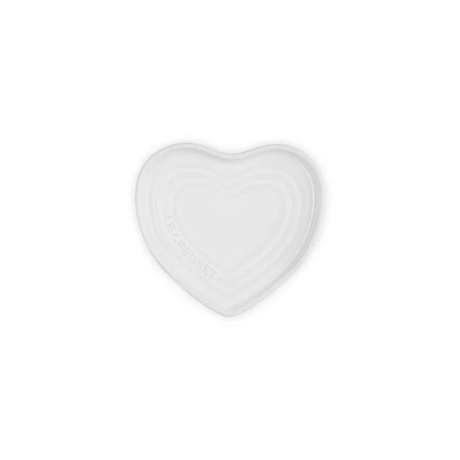 Le Creuset Heart Collection Spoon Rest: White