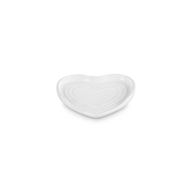 Le Creuset Heart Collection Spoon Rest: White