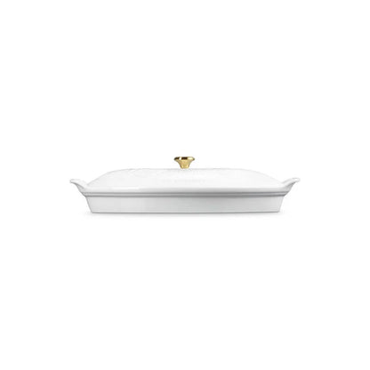 Le Creuset Heritage Fish Baker: White