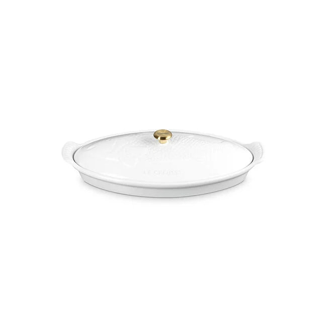 Le Creuset Heritage Fish Baker: White