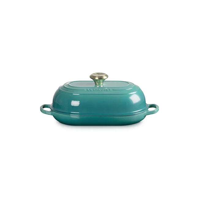 Le Creuset Oval Bread Oven: 11.5", Bleu Riviera
