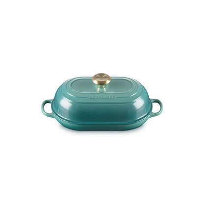 Le Creuset Oval Bread Oven: 11.5", Bleu Riviera