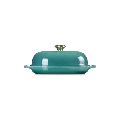 Le Creuset Oval Bread Oven: 11.5", Bleu Riviera