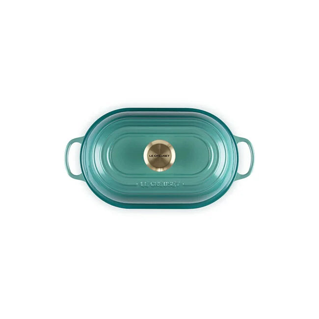 Le Creuset Oval Bread Oven: 11.5", Bleu Riviera