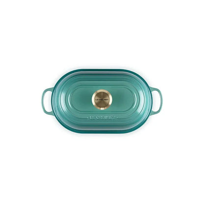 Le Creuset Oval Bread Oven: 11.5", Bleu Riviera