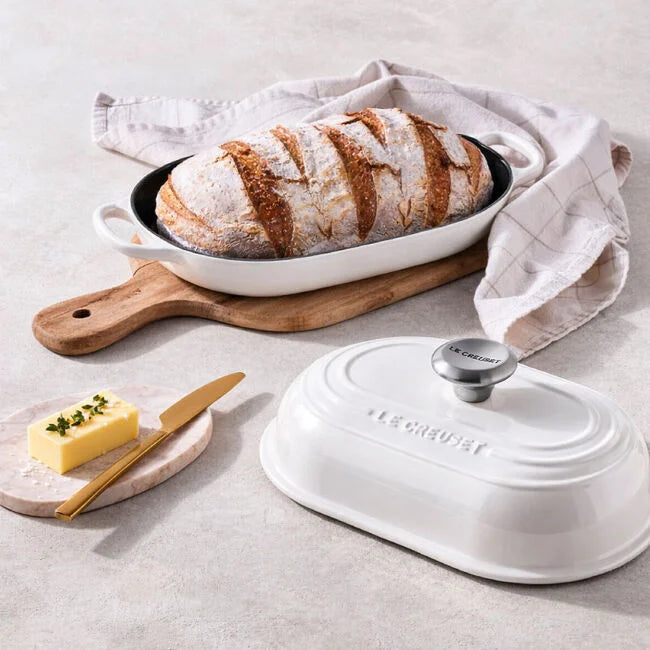 Le Creuset Oval Bread Oven:  11.5", White