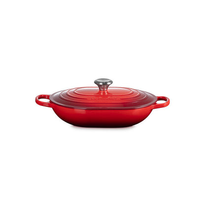 Le Creuset Oval Casserole: 3.75 QT, Cerise