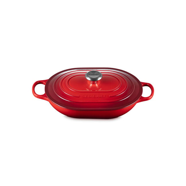 Le Creuset Oval Casserole: 3.75 QT, Cerise
