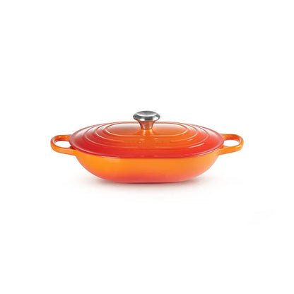 Le Creuset Oval Casserole: 3.75 QT, Flame