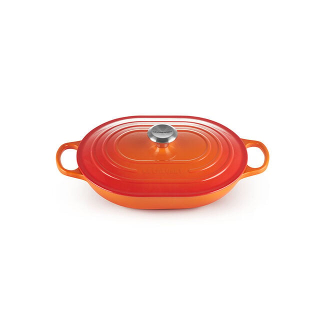 Le Creuset Oval Casserole: 3.75 QT, Flame