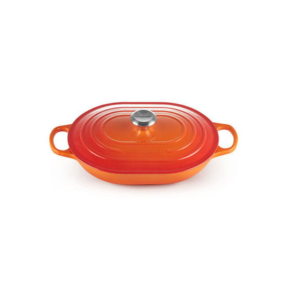 Le Creuset Oval Casserole: 3.75 QT, Flame