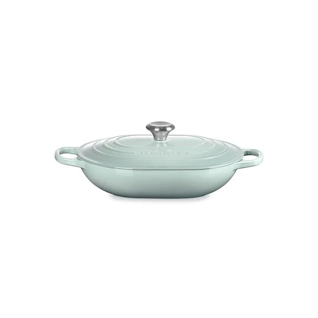Le Creuset Oval Casserole: 3.75 QT, Sea Salt