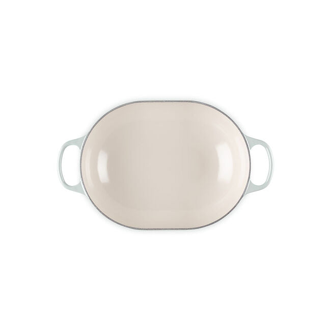 Le Creuset Oval Casserole: 3.75 QT, Sea Salt
