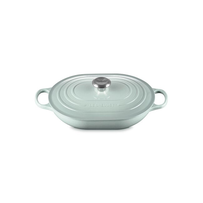 Le Creuset Oval Casserole: 3.75 QT, Sea Salt