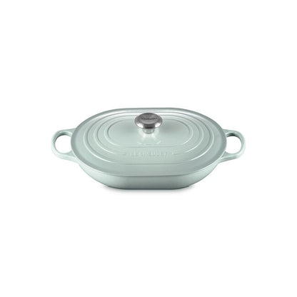 Le Creuset Oval Casserole: 3.75 QT, Sea Salt