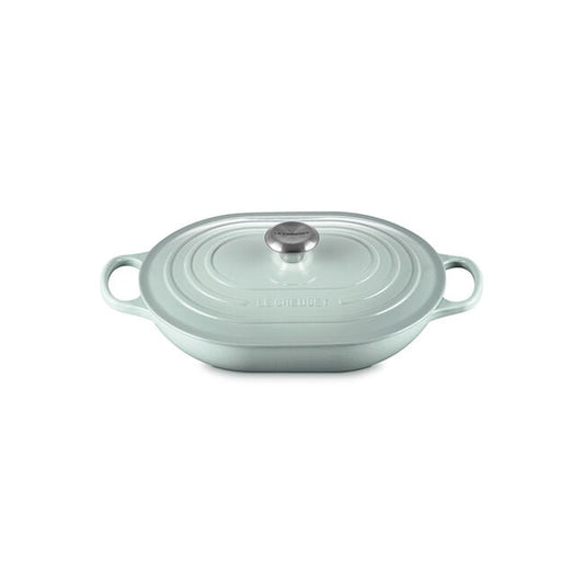 Le Creuset Oval Casserole: 3.75 QT, Sea Salt