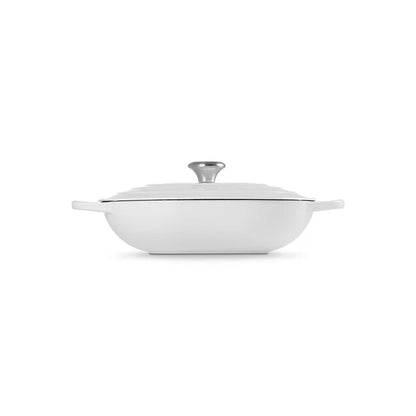Le Creuset Oval Casserole: 3.75 QT, White