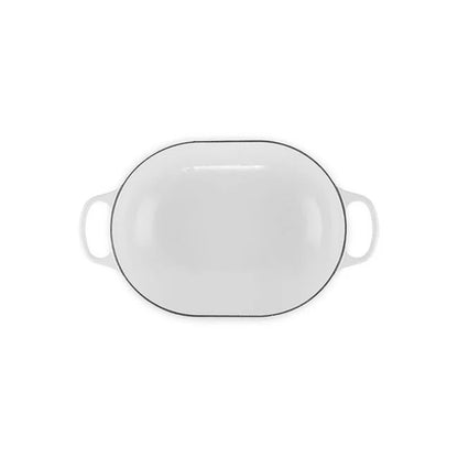 Le Creuset Oval Casserole: 3.75 QT, White