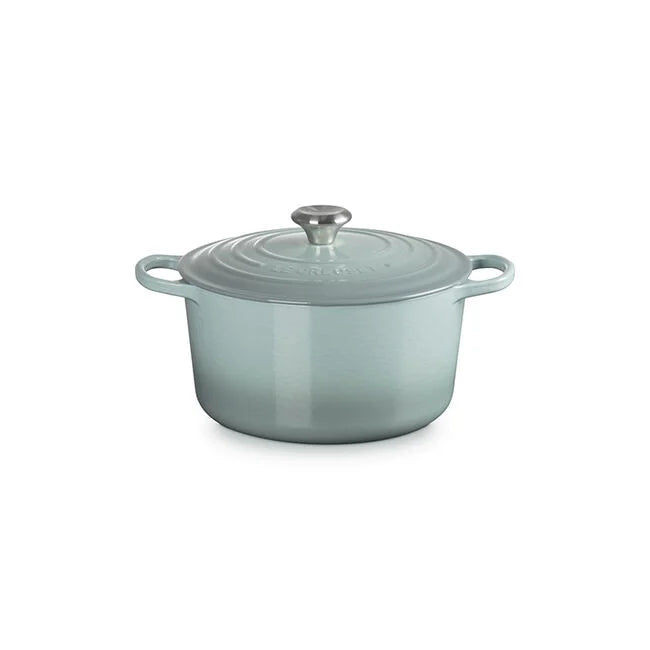 Le Creuset Round Deep Dutch Oven: 6.5 QT, Sea Salt