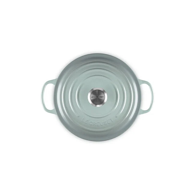 Le Creuset Round Deep Dutch Oven: 6.5 QT, Sea Salt