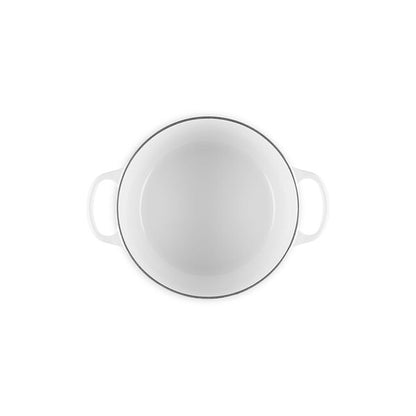 Le Creuset Round Deep Dutch Oven: 6.5 QT, White