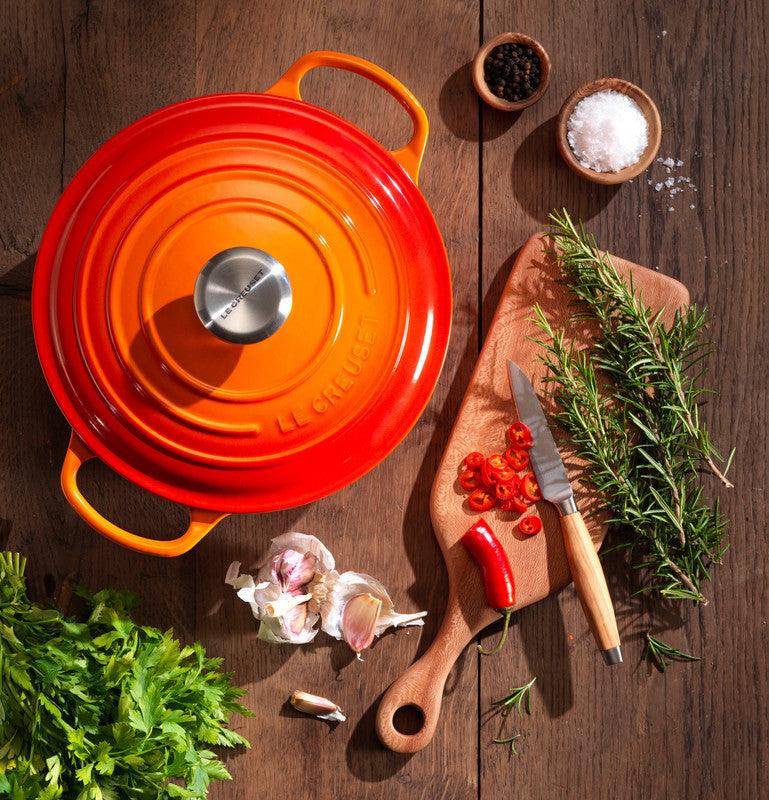 Le Creuset Round Dutch Oven: 4.5 QT, Flame
