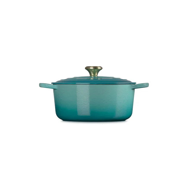 Le Creuset Round Dutch Oven:  5.5 QT, Bleu Riviera