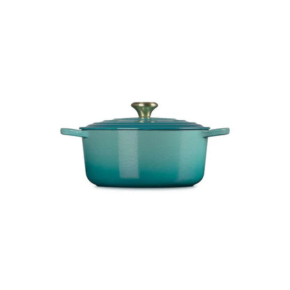 Le Creuset Round Dutch Oven:  5.5 QT, Bleu Riviera