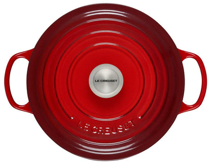 Le Creuset Round Dutch Oven: 5.5 QT, Cerise