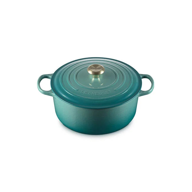 Le Creuset Round Dutch Oven:  7.25 QT, Bleu Riviera