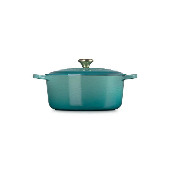 Le Creuset Round Dutch Oven:  7.25 QT, Bleu Riviera
