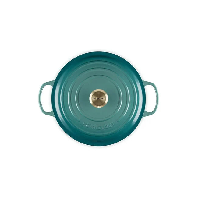 Le Creuset Round Dutch Oven:  7.25 QT, Bleu Riviera