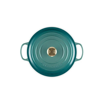 Le Creuset Round Dutch Oven:  7.25 QT, Bleu Riviera