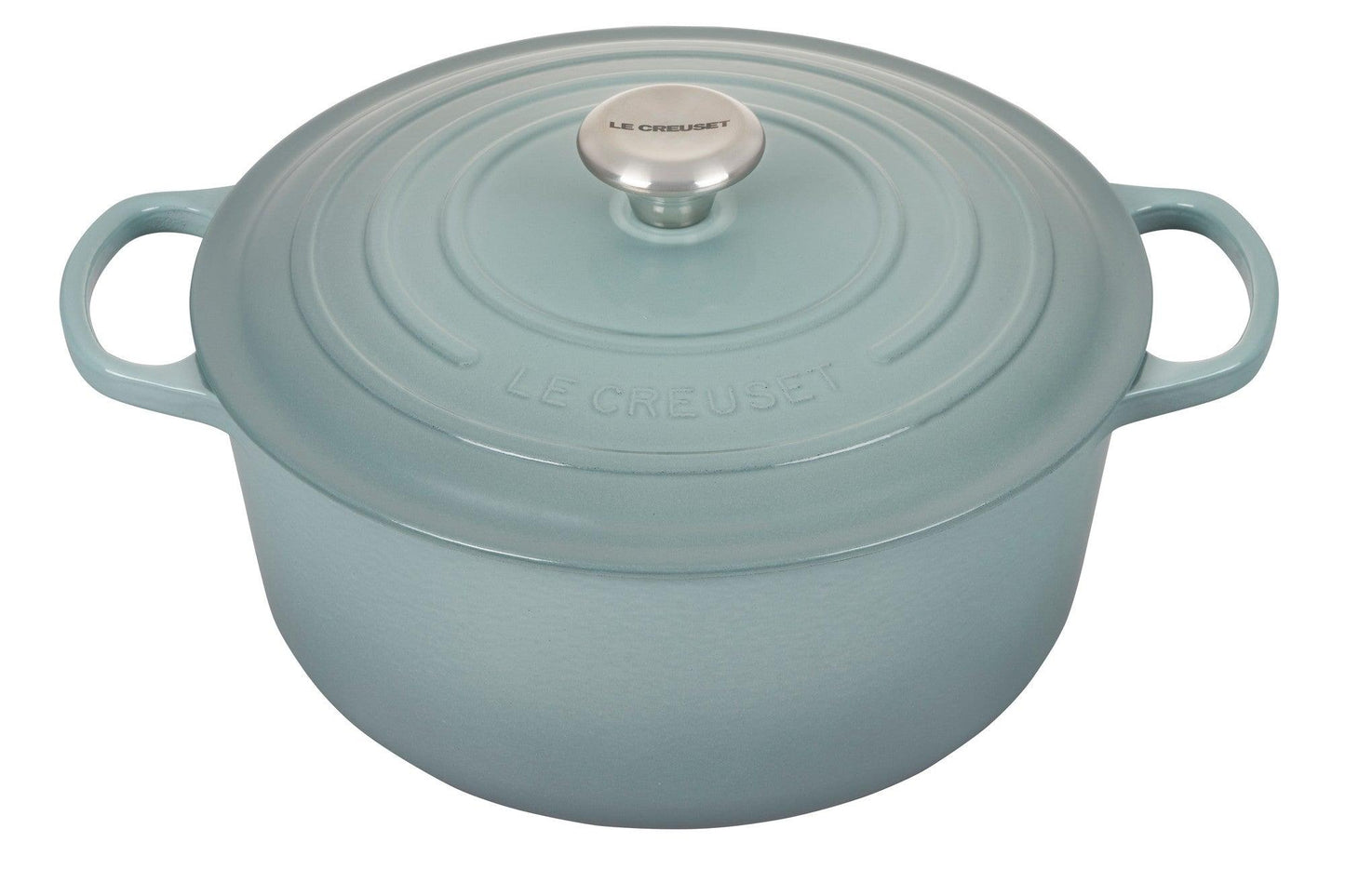 Le Creuset Round Dutch Oven: 7.25 QT, Sea Salt