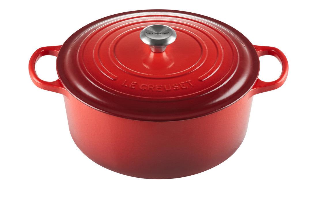 Le Creuset Round Dutch Oven: 9 QT, Cerise