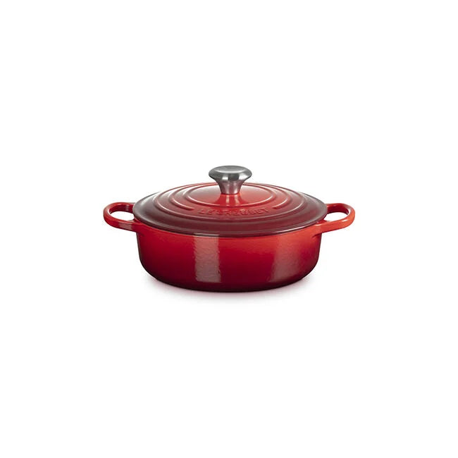 Le Creuset Round Wide Dutch Oven:  3.5 QT, Cerise