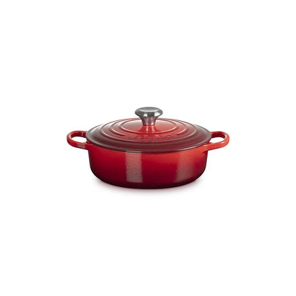 Le Creuset Round Wide Dutch Oven:  3.5 QT, Cerise