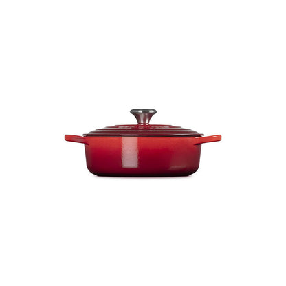 Le Creuset Round Wide Dutch Oven:  3.5 QT, Cerise