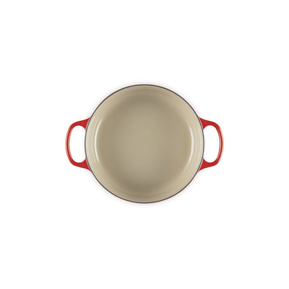 Le Creuset Round Wide Dutch Oven:  3.5 QT, Cerise